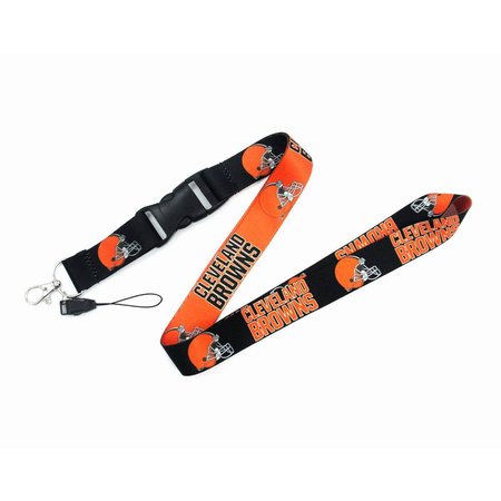 Cleveland Browns NFL Neck Lanyard Football Teams Detachable Strap Lanyards for Cellphone Holder